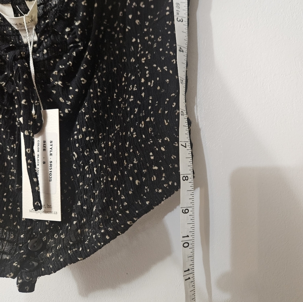 NWT! Sim And Sam Cropped Tank Top! - Picture 6 of 7